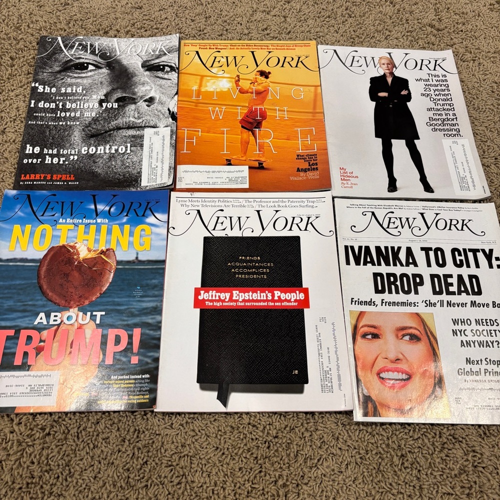 New York Magazine Lot - 6 Issues 2019  Political Collection!